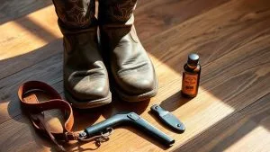 breaking in cowboy boots