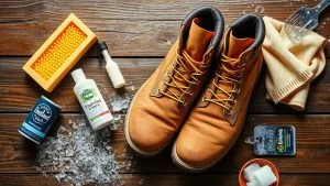 clean timberland boots properly