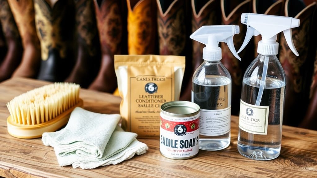 collect necessary cleaning tools