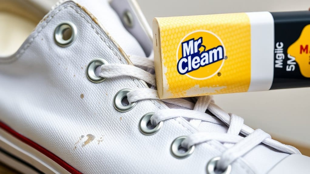 clean converse with eraser