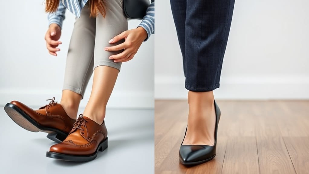 gender specific footwear difficulties