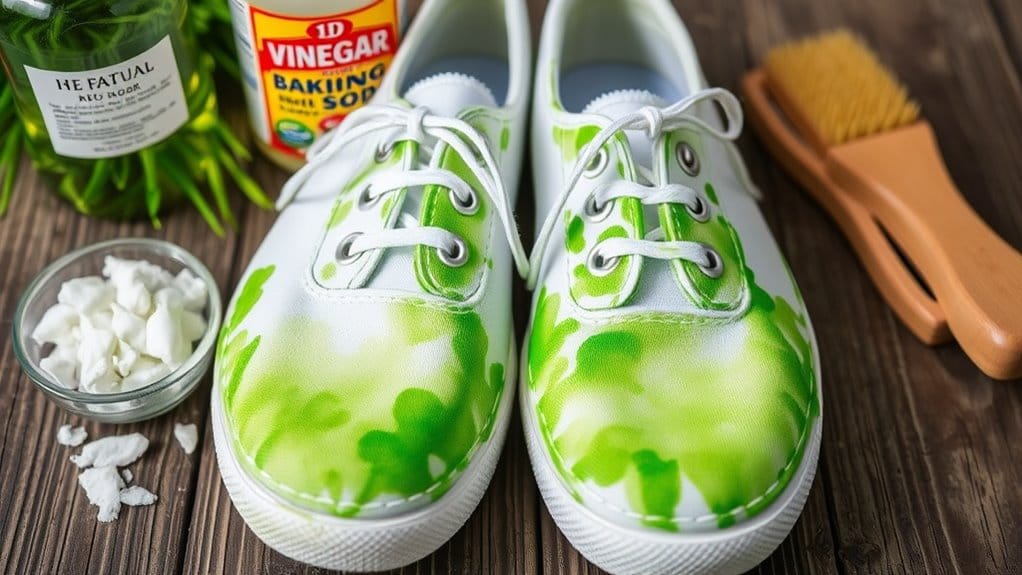 removing stains from canvas