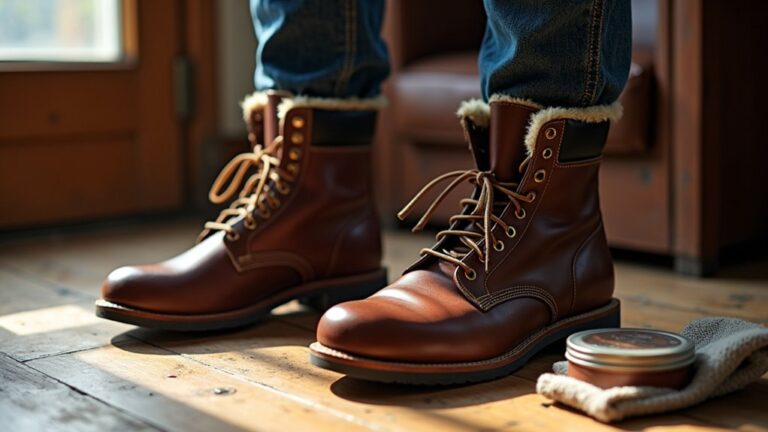 break in leather boots