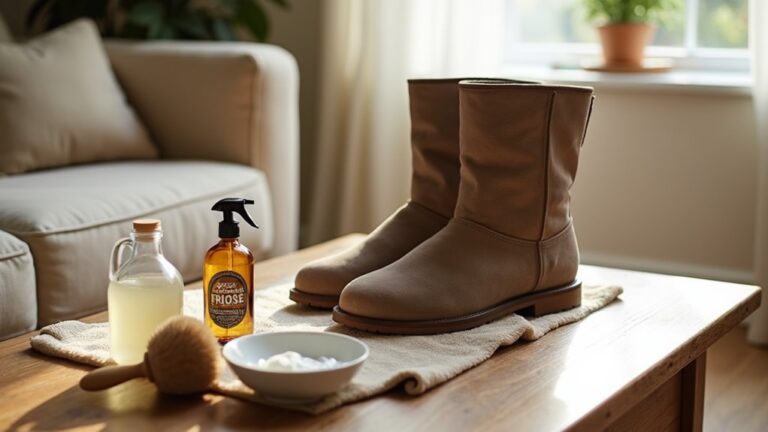 clean suede boots effectively