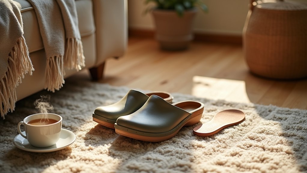 comfortable clogs with insoles