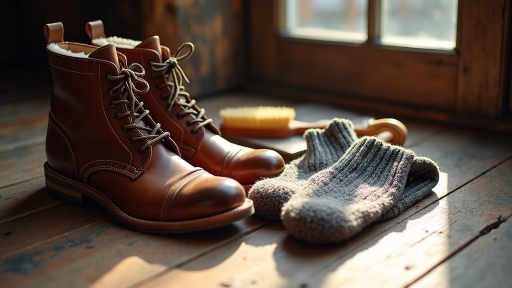 comfortable leather boot fit