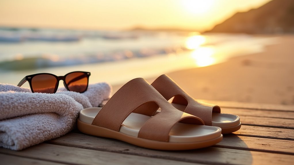comfortable sandals for flat feet