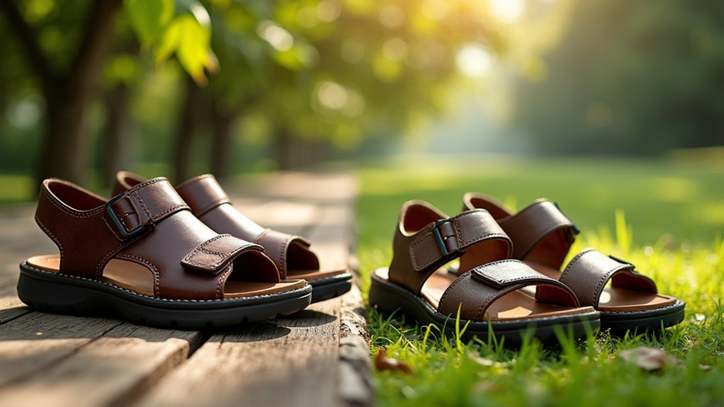 durable closed toe sandal choice
