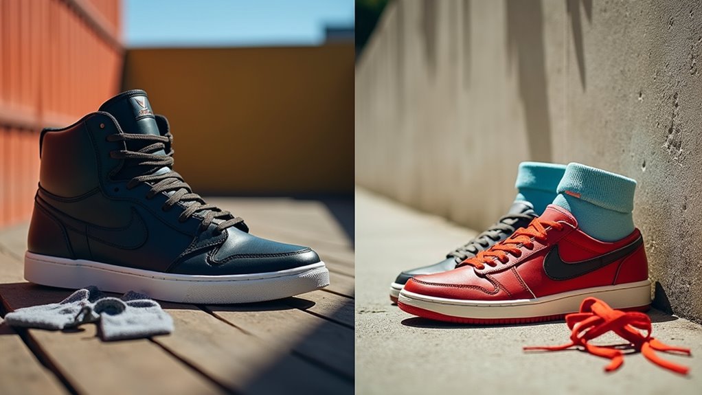 high tops offer ankle support