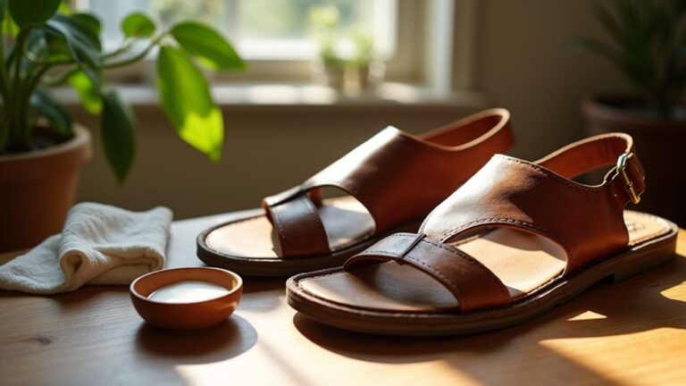 home leather sandal care