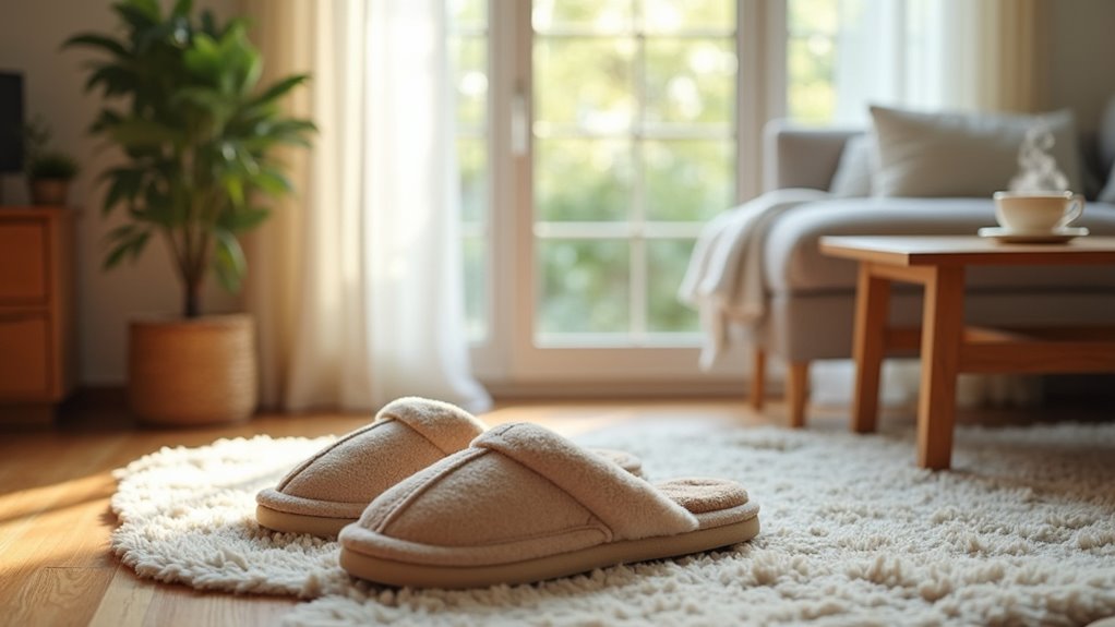 indoor slippers promote cleanliness