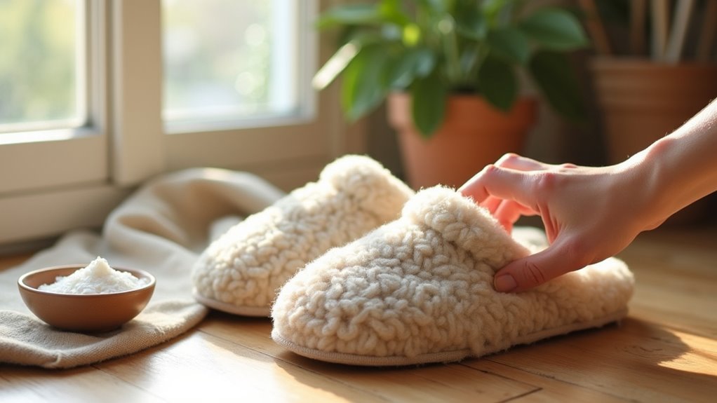 maintain wool slippers regularly