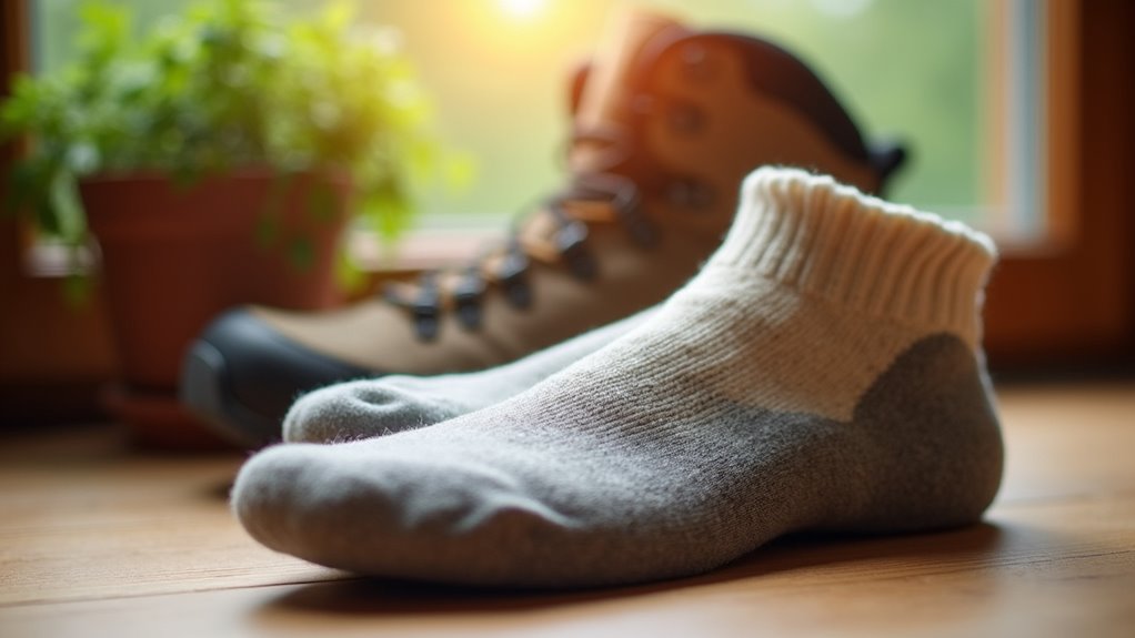 moisture wicking merino wool socks