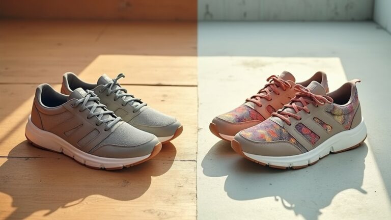 shoe design comfort comparison